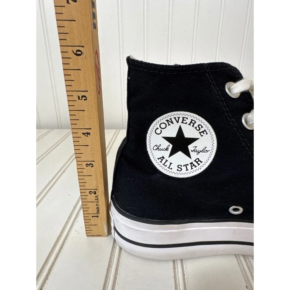 Converse Chuck Taylor All Star Lift Hi Women 7.5 Black Platform Sneakers Grunge